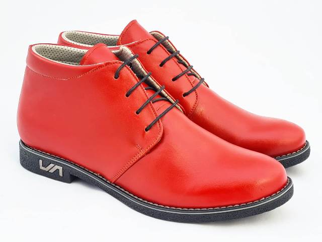 Pantofi dama piele rosii Dana2 biashoes.ro imagine reduceri